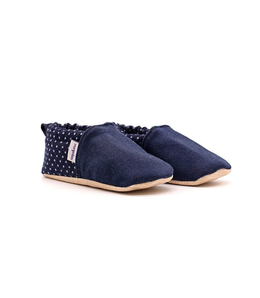 Denim Dots Navy Blue