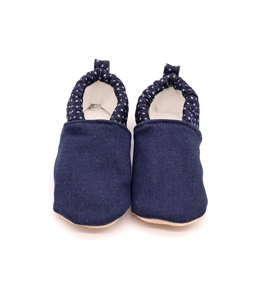 Denim Dots Navy Blue