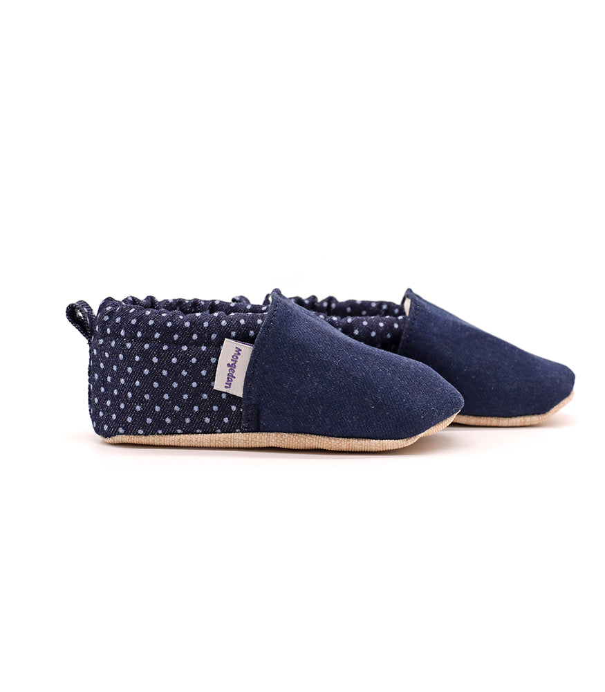 Denim Dots Navy Blue